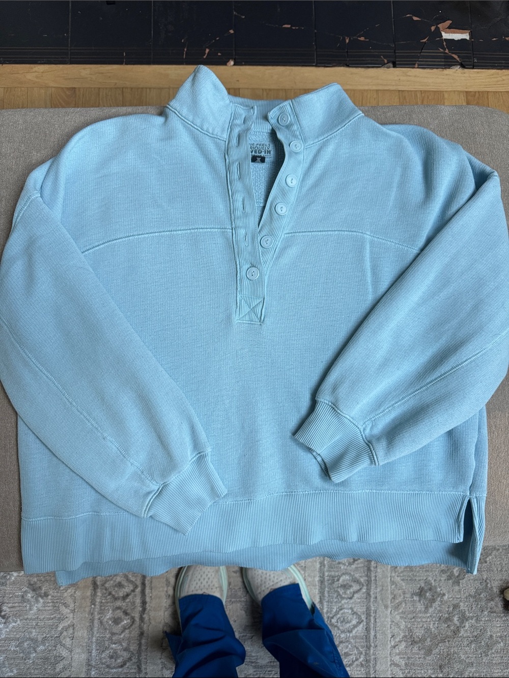 This Feels Seriously Lived in by American Eagle Oversized Sweatshirt